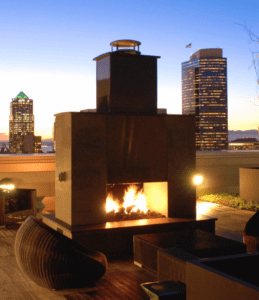 Mason Lite Outdoor Fireplace
