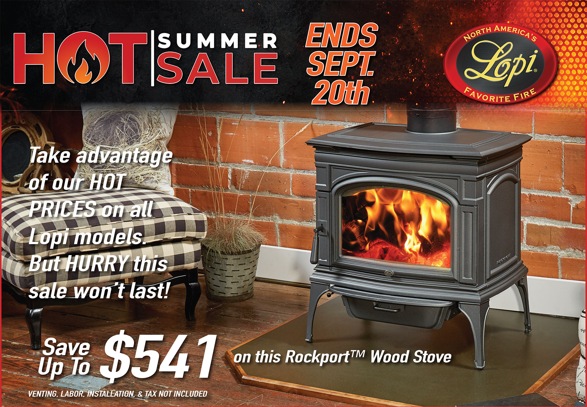 Hot Sale - Rockport Wood Stoves